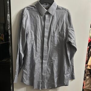 Kirkland Signature Gray Dress Shirt Classic Style